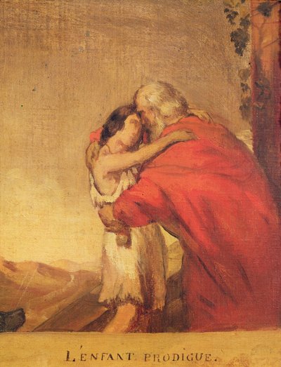 De Verloren Zoon Keert Terug door Théodore Chassériau